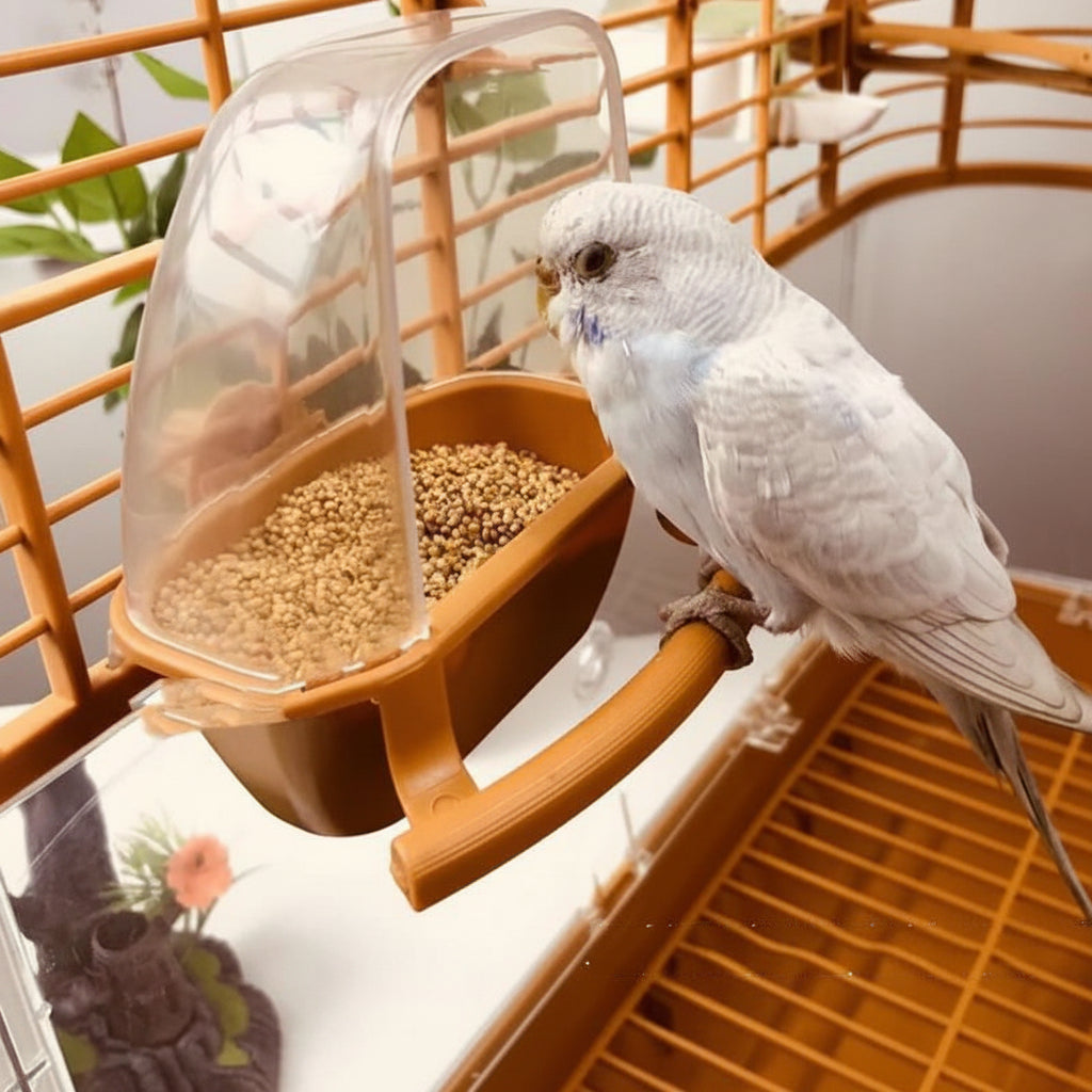 Papageien Vogelfutterbox Outdoor Kunststoff Futterspender