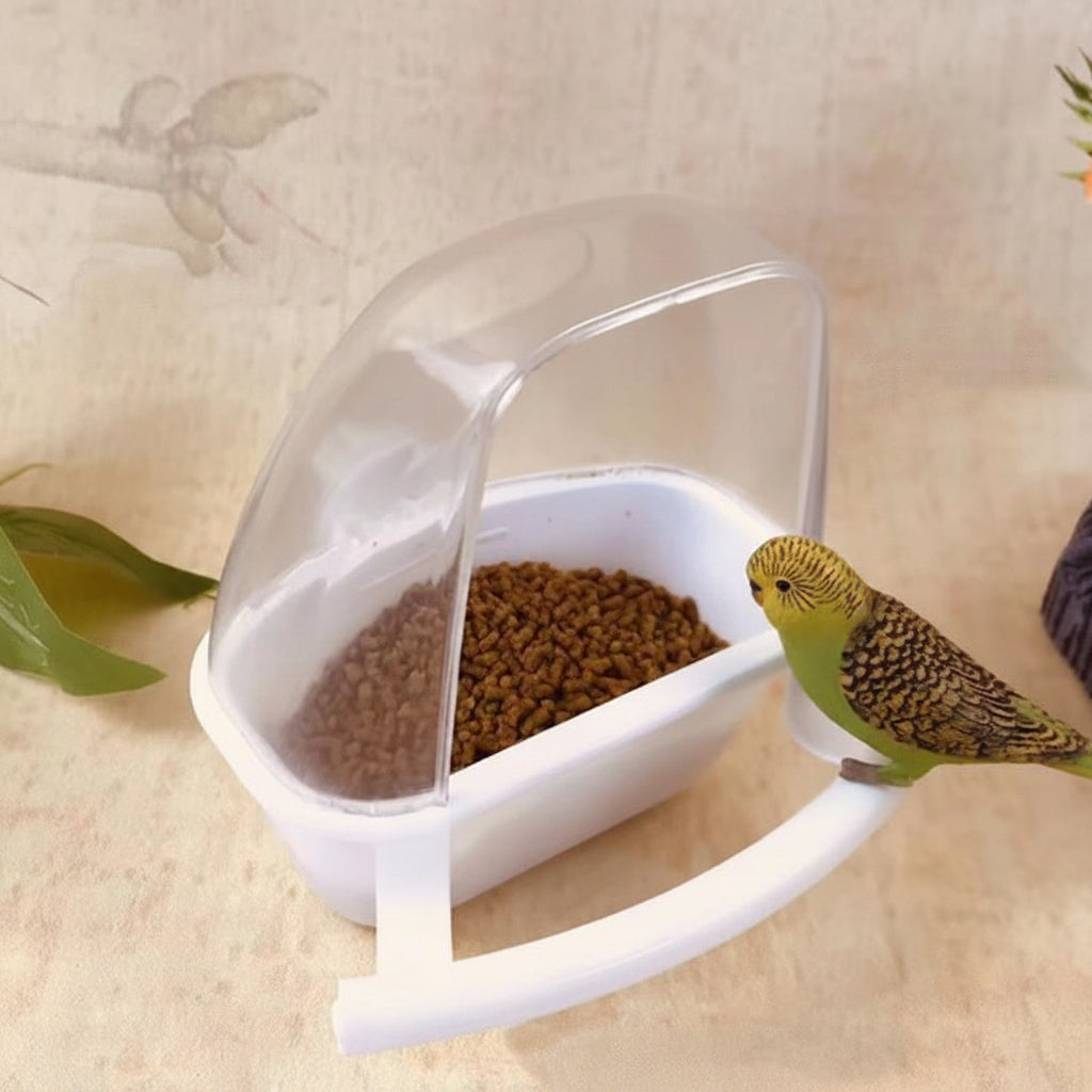Papageien Vogelfutterbox Outdoor Kunststoff Futterspender